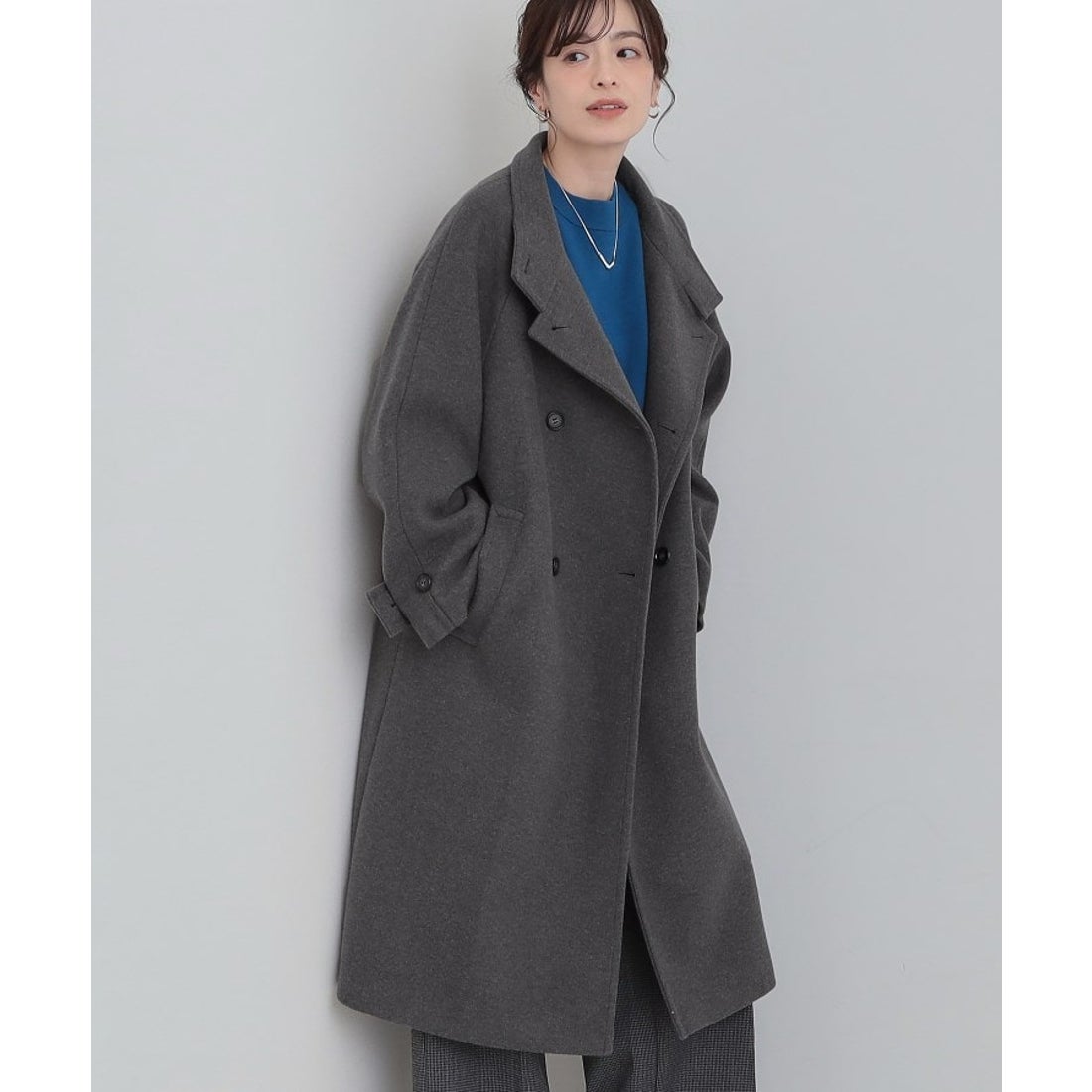シューラルー／ドレスキップ SHOO・LA・RUE/DRESKIP ウール調スタンド 