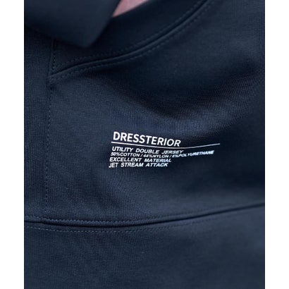 ドレステリア DRESSTERIOR 【接触冷感／セットアップ可】ドライタッチ ハイカウントジップアップパーカ （ブラック(019)）｜詳細画像