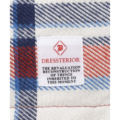 ドレステリア DRESSTERIOR ビックチェック シャツブルゾン （レッド(262)）｜詳細画像