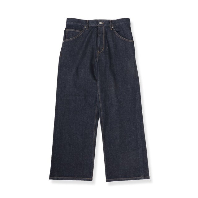 KAIHARA denim ワイドパンツ （ネイビー(094)）