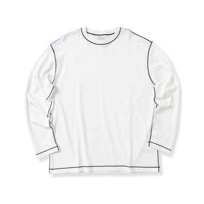 COLOR STITCH LONG SLEEVE T （ブラック(019)）｜詳細画像