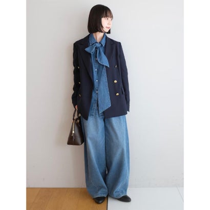 ドレステリア DRESSTERIOR ウールブレンドWブレストジャケット （ネイビー(094)）｜詳細画像