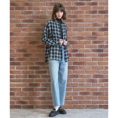 ドレステリア DRESSTERIOR ◆【ウォッシャブル】キュプラウールビエラチェックシャツ （チャコールグレー(214)）｜詳細画像