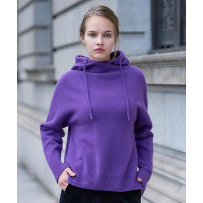 ドレステリア DRESSTERIOR カシミヤブレンドフードニット （グレージュ(050)）｜詳細画像