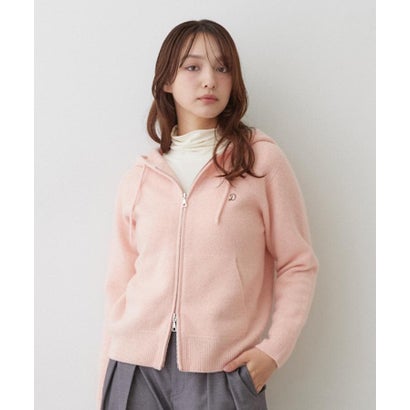 【STORY11月号掲載／日本製】ホールガーメント（R） ウールカシミヤ ジップパーカー （ミントグリーン(021)）｜詳細画像