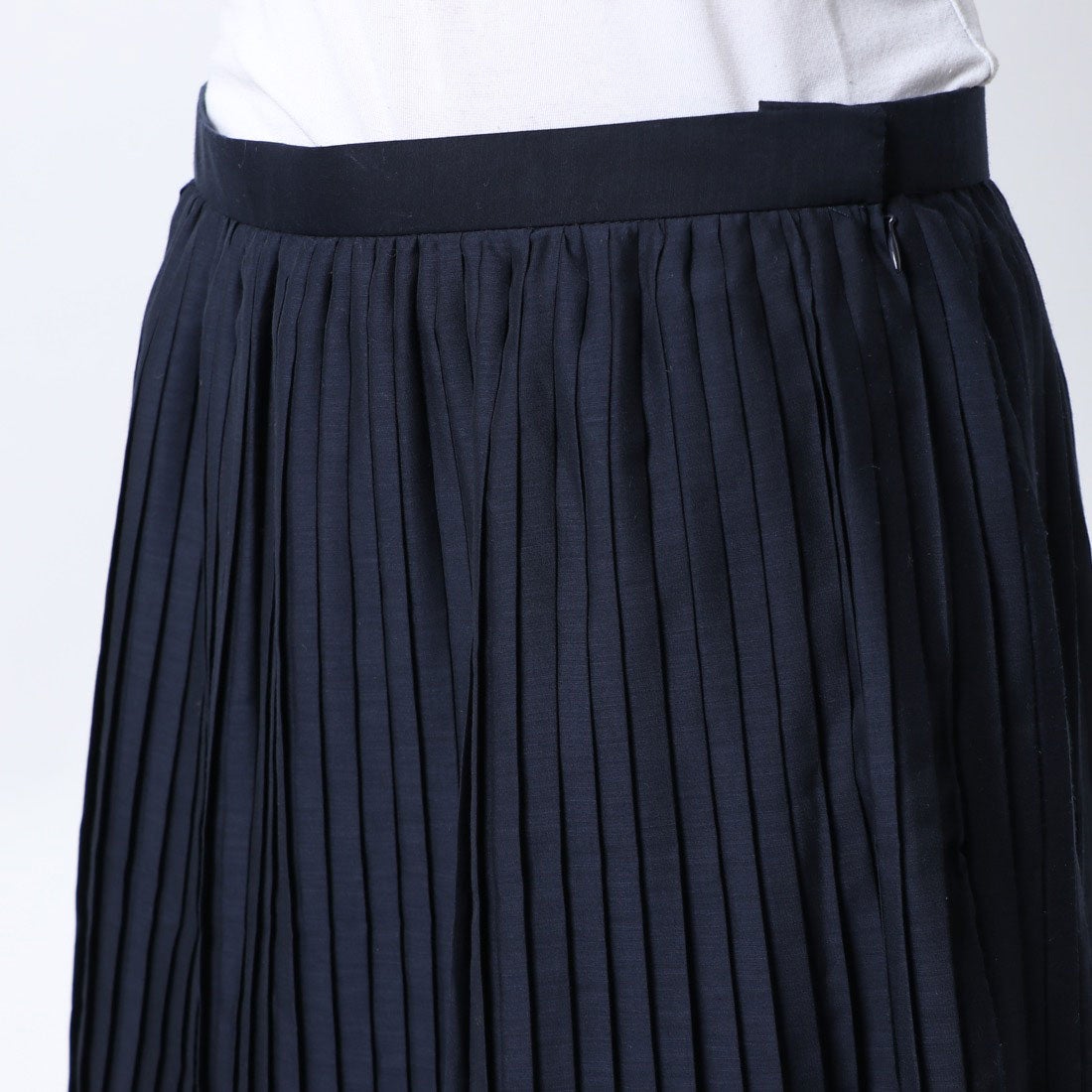 ドレステリア DRESSTERIOR スパンボイルプリーツスカート （ネイビー