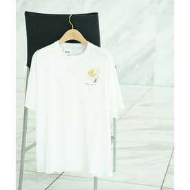TICCA（ティッカ）【別注】フラワー刺繍Tシャツ （ホワイト(001)）