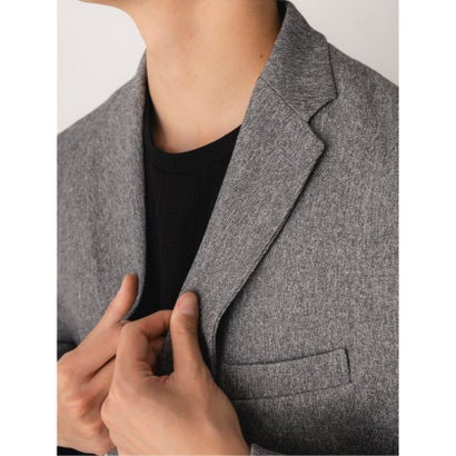 ドロー/DRAW ウール調 ジャケット （ライトグレー）｜詳細画像