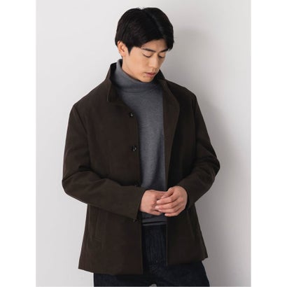 ドロー DRAW ドロー/DRAW スエード調 スタンドカラー ジャケット （カーキ）｜詳細画像