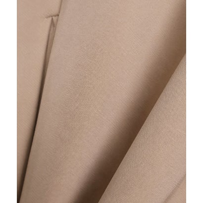 ドレスプラス DRESS+ 軽量ショート丈ダブルブレストクロップドトレンチジャケット （カーキ）｜詳細画像