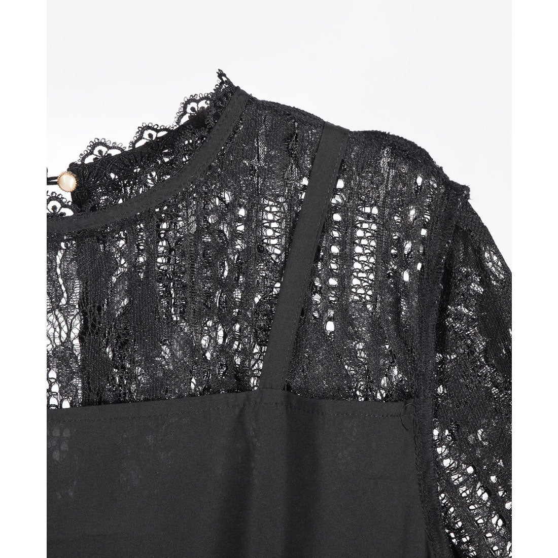 ドレスプラス DRESS+ タイトシルエットのミモレ丈ワンピースドレス