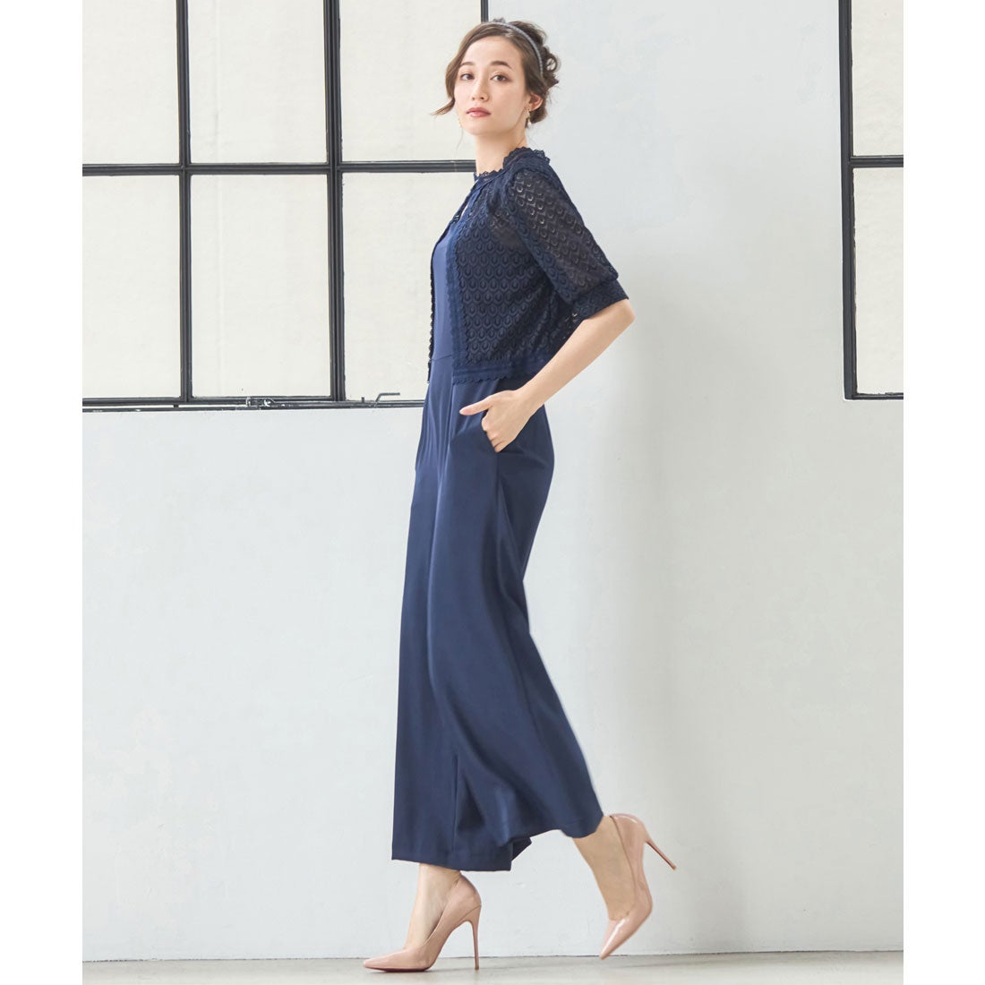 ドレスプラス DRESS+ パーティードレス パンツドレス サロペット 