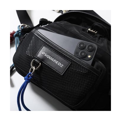 ディースクエアード Dsquared2 DSQUARED2 ボディバッグ BBM0085 11700001 メッシュ （2124/BLACK/ブラック）｜詳細画像
