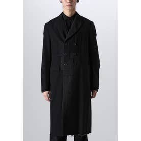 PATCHED CHESTER COAT （BLACK/RED STITCH）