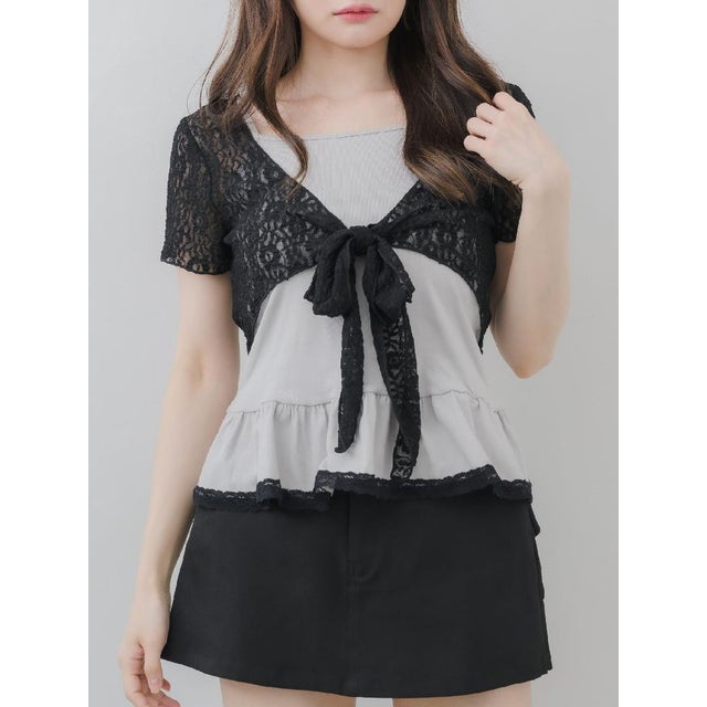【セットアイテム】BIGリボンボレロSET （GRY0）
