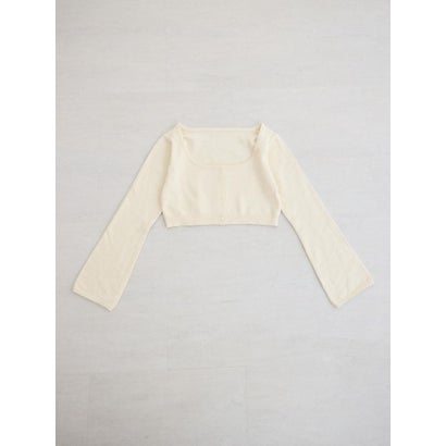 【セットアイテム】アーガイルニット＆ボレロSET （WHT4）｜詳細画像