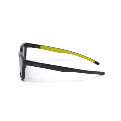 アイヴォル Eyevol サングラス メンズ レディース 偏光 スポーツ ゴルフ UVカット 紫外線カット UV ウェリントン 紫外線 紫外線対策 登山 野球 運転 テニス 運動 偏光レンズ 軽量 日本製 SHAW (52) （マットブラック×Mグレー2(偏光)）｜詳細画像