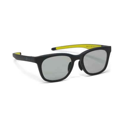 アイヴォル Eyevol サングラス メンズ レディース 偏光 スポーツ ゴルフ UVカット 紫外線カット UV ウェリントン 紫外線 紫外線対策 登山 野球 運転 テニス 運動 偏光レンズ 軽量 日本製 SHAW (52) （マットブラック×Mグレー2(偏光)）｜詳細画像