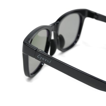 アイヴォル Eyevol サングラス メンズ レディース 偏光 スポーツ ゴルフ UVカット 紫外線カット UV ウェリントン 紫外線 紫外線対策 登山 野球 運転 テニス 運動 偏光レンズ 軽量 日本製 SHAW (52) （ブラック×Mグレー2(偏光)）｜詳細画像