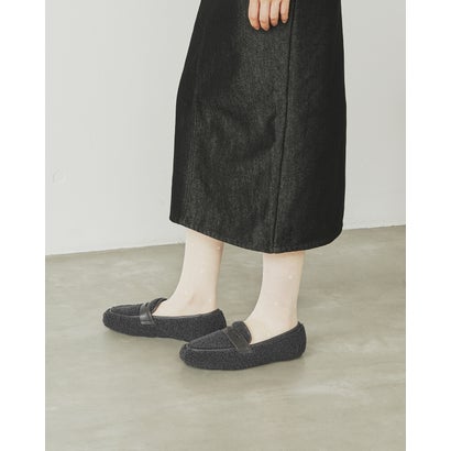 【26AW】エマ フランシス Emma Francis ボア ローファー （グレー ボア）｜詳細画像
