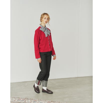 【26AW】エマ フランシス Emma Francis キルト ローファー （ブラウン スムース）｜詳細画像