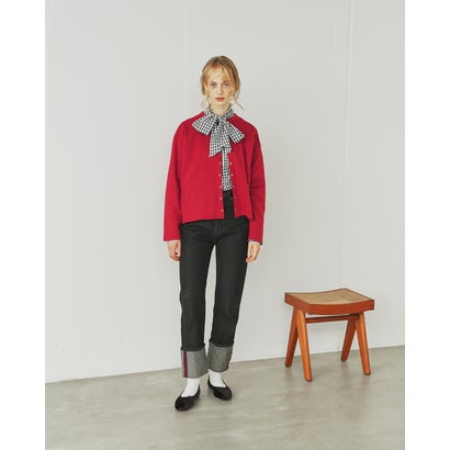 【26AW】エマ フランシス Emma Francis ハートフロッキー バレエシューズ （ブラック ベルベット）｜詳細画像