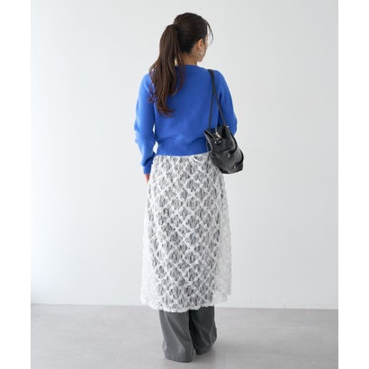 2wayフラワーチュールワンピース&スカート （ブラック）｜詳細画像