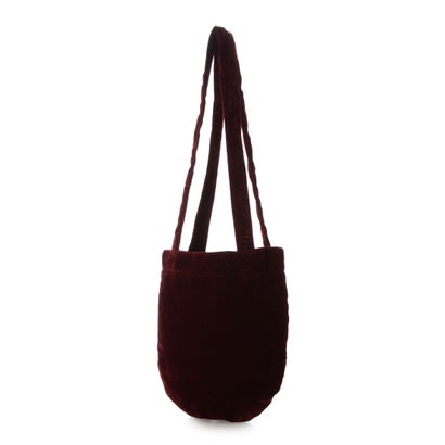E8255 VELVET BEADED TOTE （レッド）｜詳細画像
