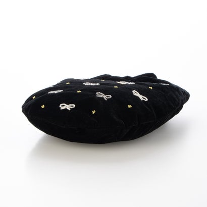 E8255 VELVET BEADED TOTE （ブラック）｜詳細画像