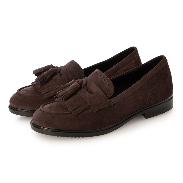 やさしい履き心地 DRESS CLASSIC 15 レディース 本革 タッセルローファー （GARNET）