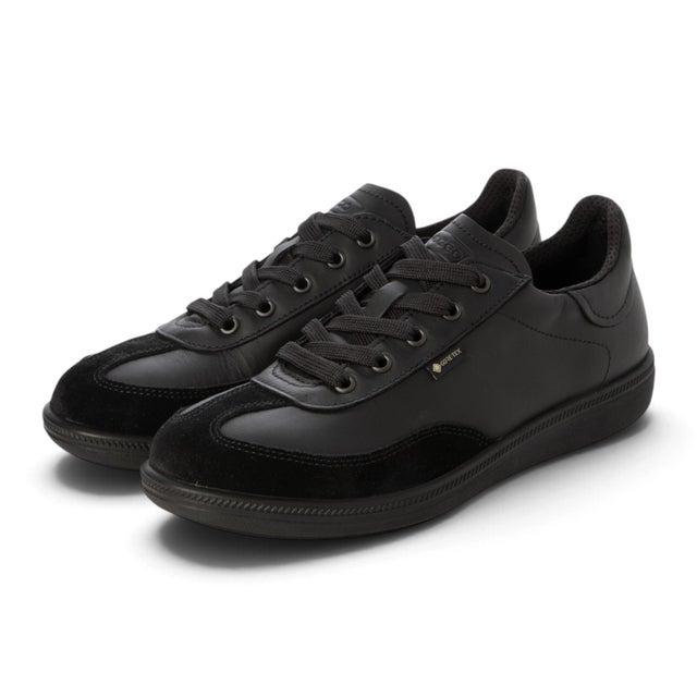 デイリーに活躍 レザー SOFT 11 W レディース 本革 GORE-TEX 防水 レトロスニーカー （BLACK/BLACK/BLACK）