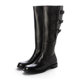 上品 美しいシルエット SARTORELLE 25 レディース 本革 ロングブーツ （BLACK）