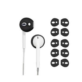 EarPods 用 イヤーピース Apple純正イヤフォン 対応 10個セット （BLACK）