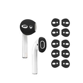 AirPods イヤーピース AirPods 2 / 1 世代 対応 10個セット （BLACK）