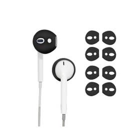 EarPods 用 イヤーピース Apple純正イヤフォン 対応 4個セット （BLACK）