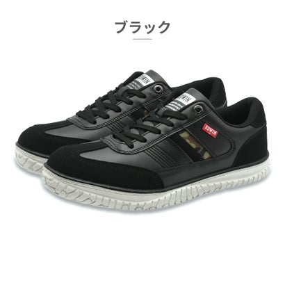 スニーカー メンズ EDW-7771 エドウィン 立って履ける （ブラック）｜詳細画像