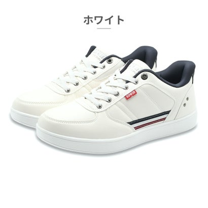 スニーカー メンズ EDW-7228 エドウィン 立って履ける （ホワイト）｜詳細画像