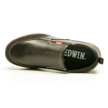 エドウィン EDWIN スリッポン サイドゴア メンズ カジュアル シューズ 靴 ローカット ウォーキング スニーカー シンプル 父の日 （ブラック）｜詳細画像