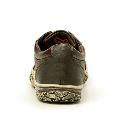 エドウィン EDWIN スニーカー メンズ カジュアル シューズ 靴 ローカット ウォーキング 345 父の日 （ダークブラウン）｜詳細画像