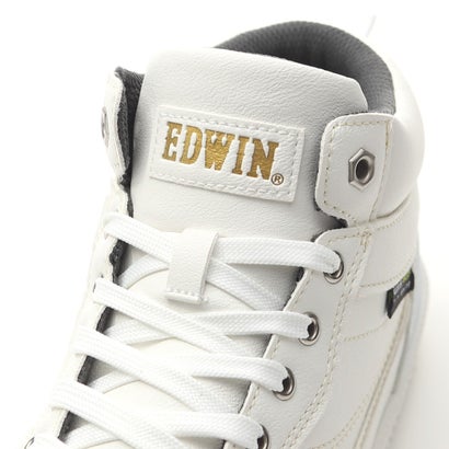 エドウィン EDWIN メンズ スニーカー EDM-3602 ミッドカット 軽量 軽い 歩きやすい 4cm 防水 屈曲性 カジュアル 靴 シューズ （ホワイト）｜詳細画像