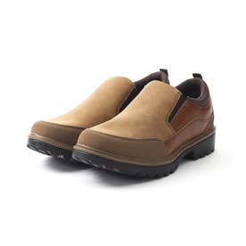 メンズ スニーカー EDM544 スリッポン 軽量 軽い 歩きやすい ウォーキング 防水 シューズ カジュアル 靴 （キャメル）