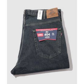 [大きいサイズ] インターナショナルベーシック 404 デニムパンツ ジーンズ ゆったりストレート キングサイズ （中濃色ブルー）