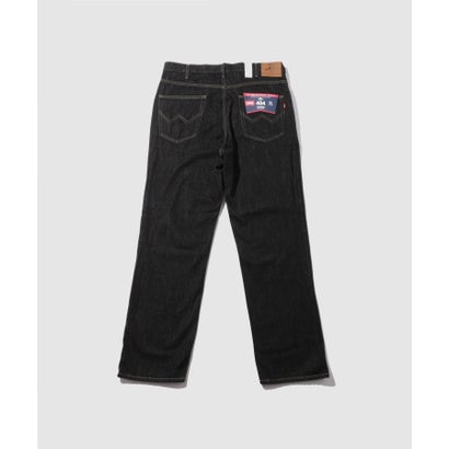 [大きいサイズ] インターナショナルベーシック 404 デニムパンツ ジーンズ ゆったりストレート キングサイズ （ブラック）｜詳細画像