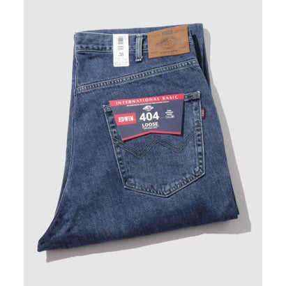 [大きいサイズ] インターナショナルベーシック 404 デニムパンツ ジーンズ ゆったりストレート キングサイズ （SW）｜詳細画像
