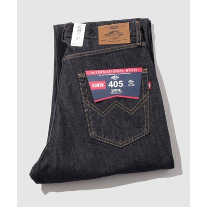 インターナショナルベーシック 405 デニムパンツ ジーンズ ワイド （ワンウォッシュ）｜詳細画像