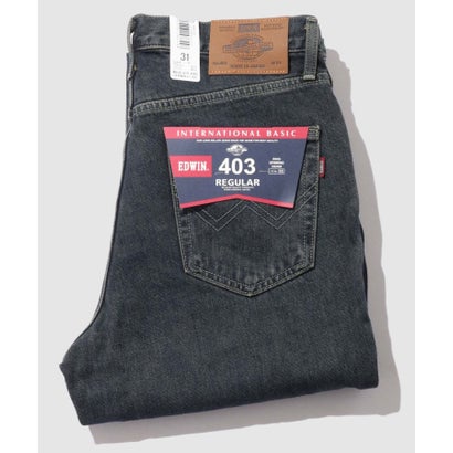 インターナショナルベーシック 403 デニムパンツ ジーンズ ふつうのストレート （中色）｜詳細画像