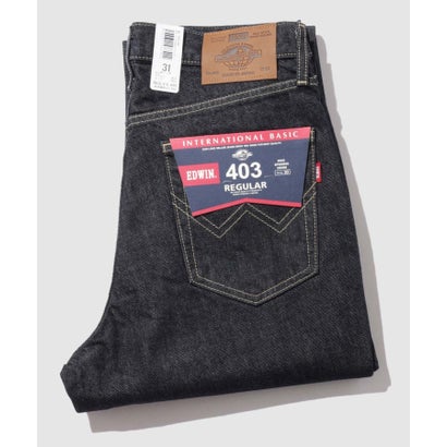 インターナショナルベーシック 403 デニムパンツ ジーンズ ふつうのストレート （ワンウォッシュ）｜詳細画像