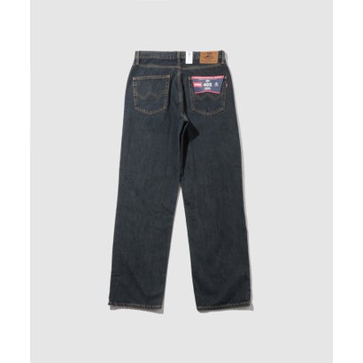 インターナショナルベーシック 405 デニムパンツ ジーンズ ワイド （中色ブルー）｜詳細画像