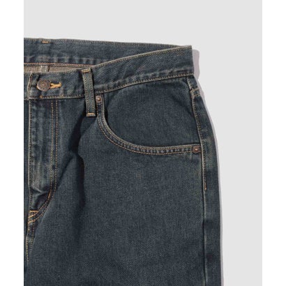 インターナショナルベーシック 405 デニムパンツ ジーンズ ワイド （中色ブルー）｜詳細画像