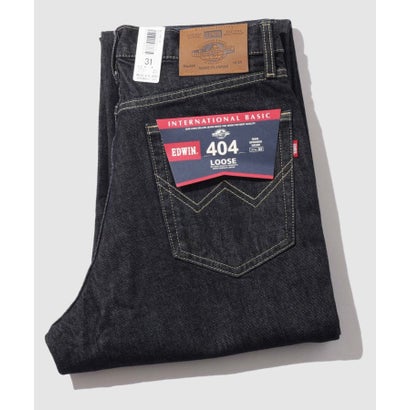 インターナショナルベーシック 404 デニムパンツ ジーンズ ゆったりストレート （ワンウォッシュ）｜詳細画像